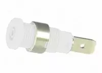 2mm White Jack with Faston Terminal
